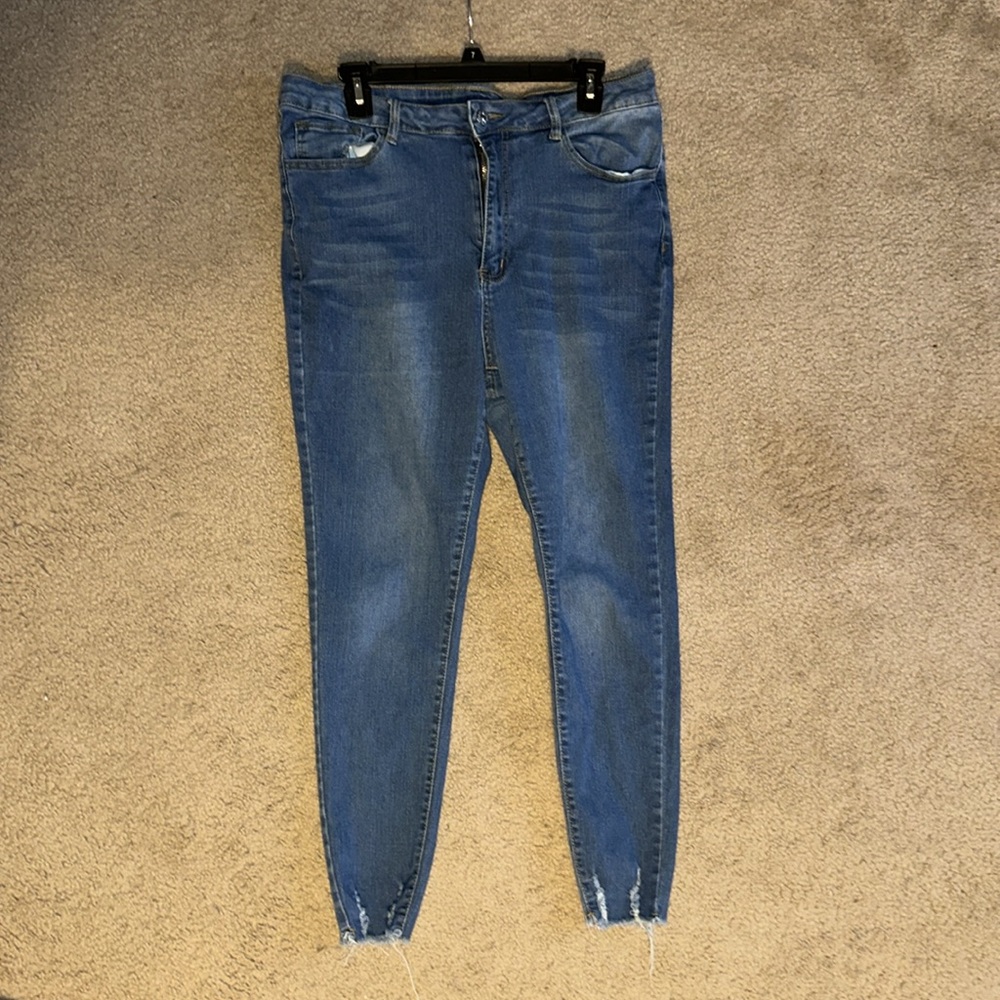 Raw Hemmed Jeans